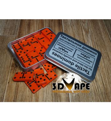 Тактильное домино для незрячих и слабовидящих от 3DKITCHEN.ru